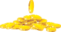 pile of golden coins