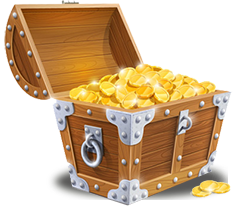 chest with gold